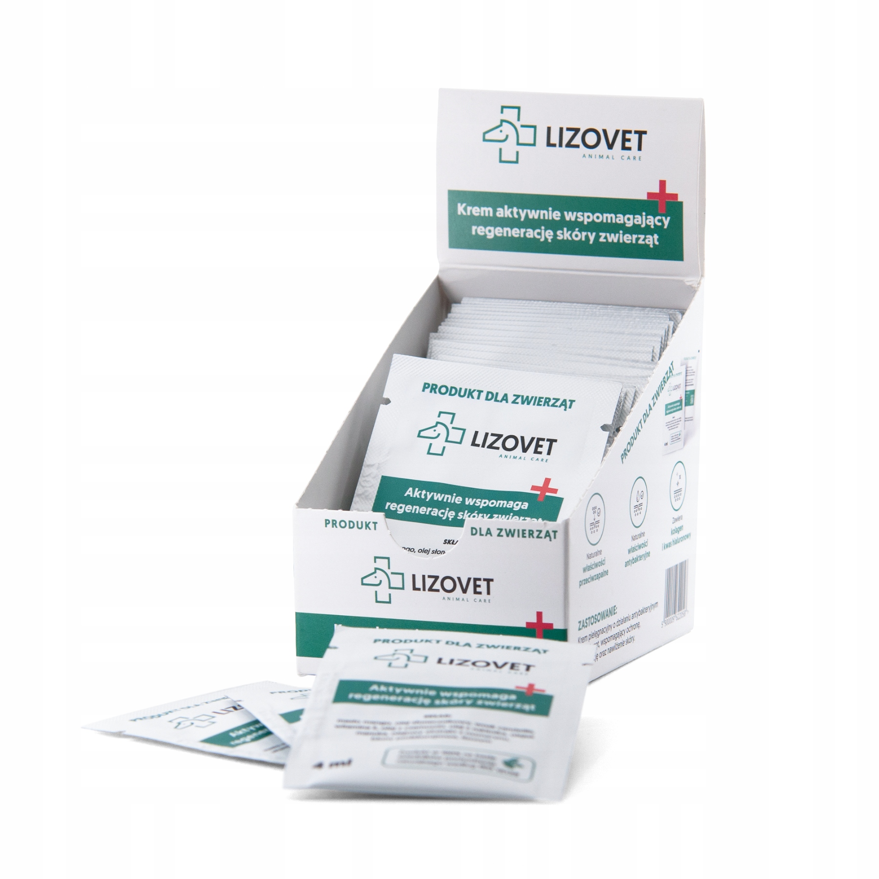 Pečující mast pro zvířata Lizovet 40 x 4 ml