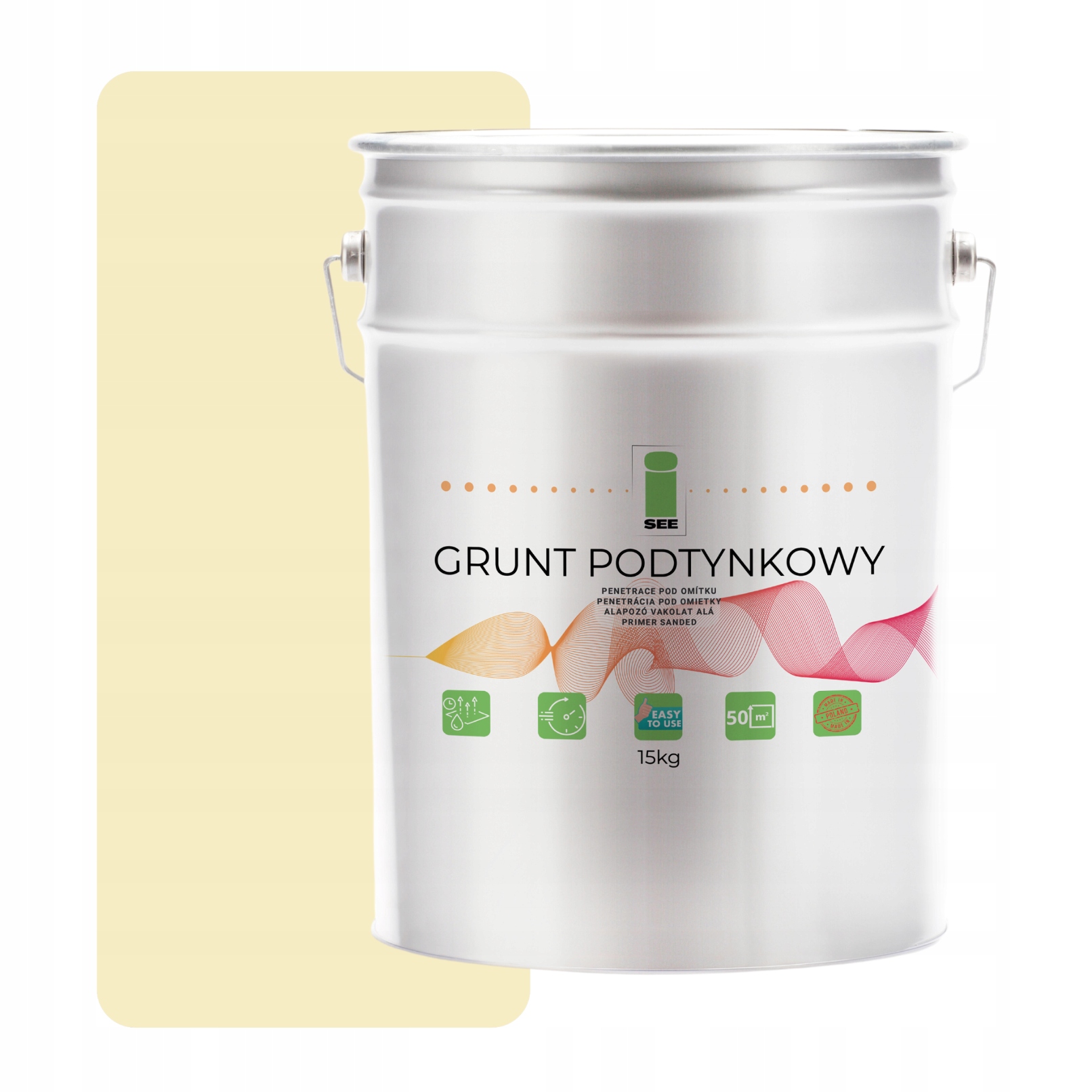 Podklad Pod Fasádní Silikonovou Omítku Žlutý Světlý 15 Kg