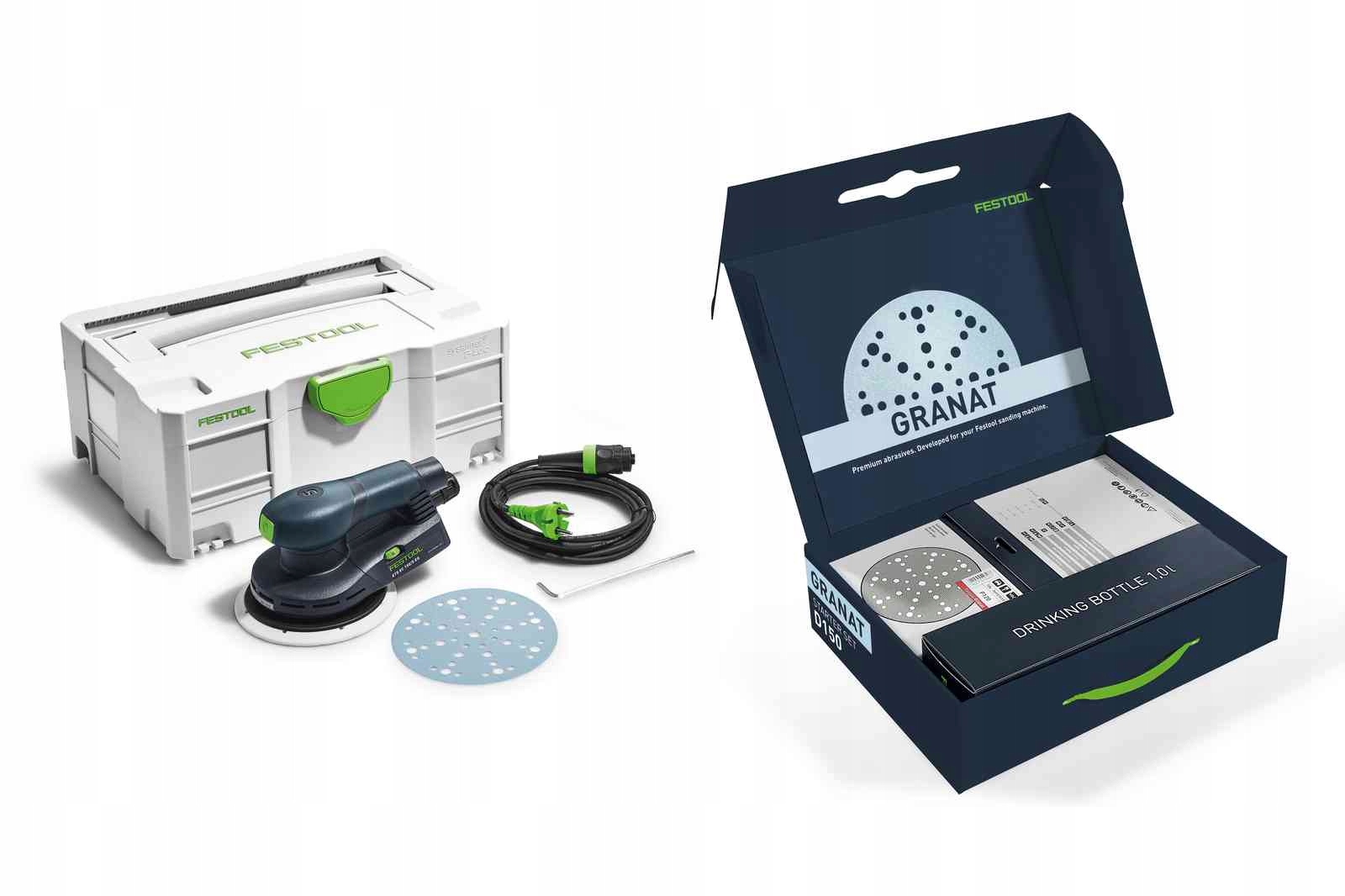Festool 578188 Excentrická brúska Ets Ec Granát D150/48 GR-Set