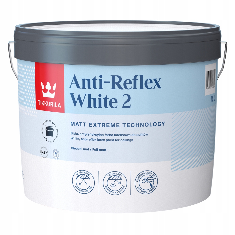 Farba na stropné steny Tikkurila Anti-Reflex 10L