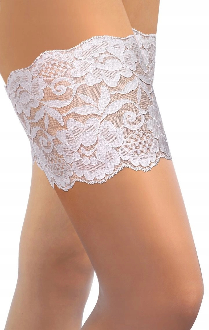 SESTO SENSO OPASKI przeciw OTARCIOM na UDA koronkowe z silikonem - M/60-65 Rozmiar M