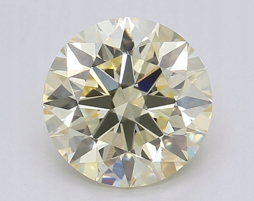 Diament laboratoryjny kolorowy 2.07ct ROUND Fancy Light Yellow VS1 (IGI)