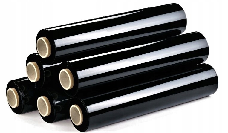 FOLIA STRETCH STRECZ CZARNA 0,7kg netto 6 sztuk