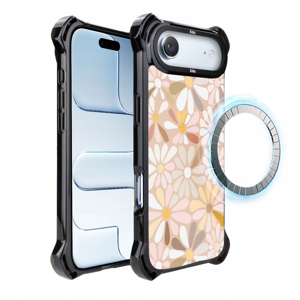 Pouzdro pro iPhone Air Ibizu DropGuard Ultra s MagSafe, Boho, Květinová louka