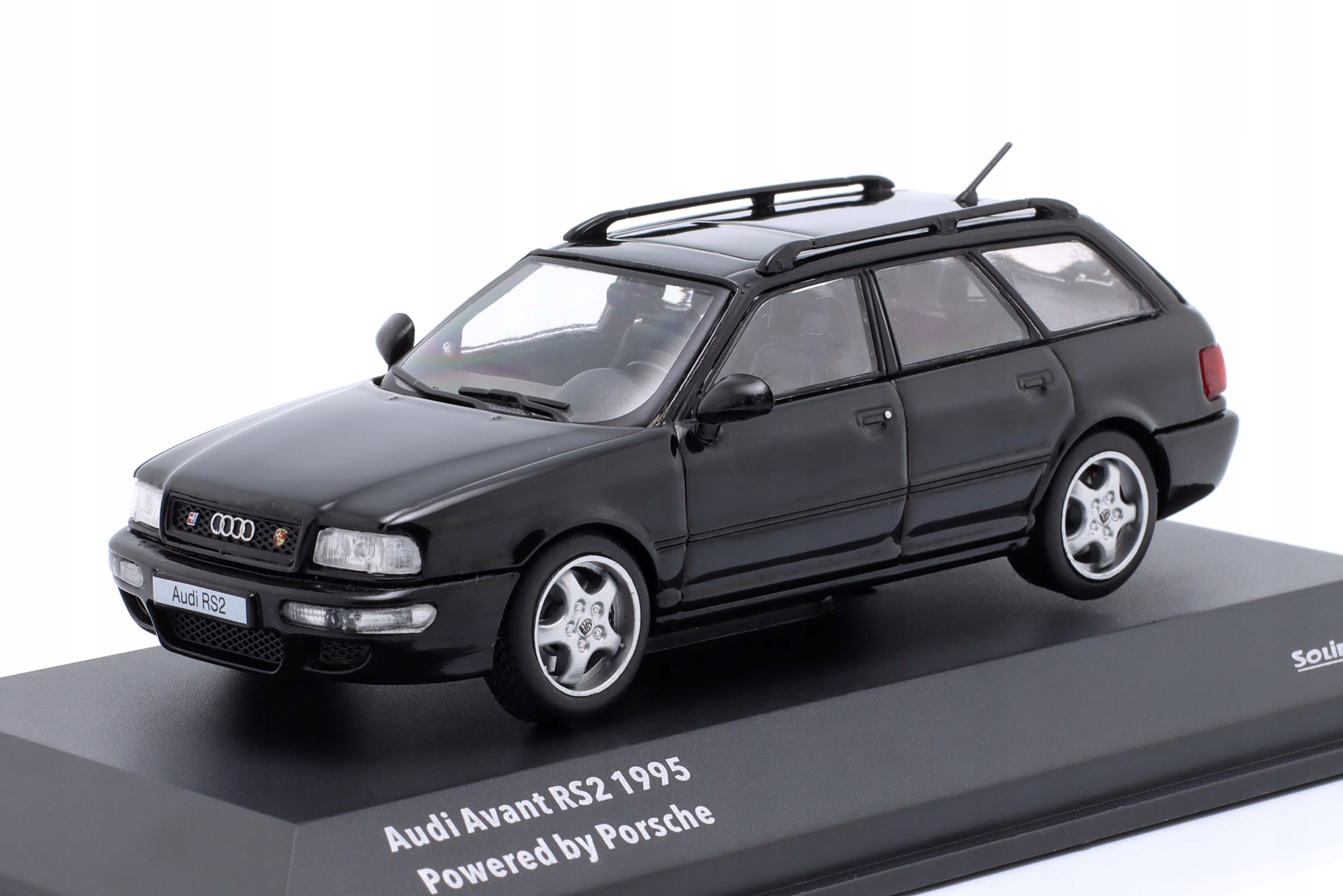 Audi Avant RS2 Powered by Porsche 1995 Brilliant Black Solido 1:43 S4310103