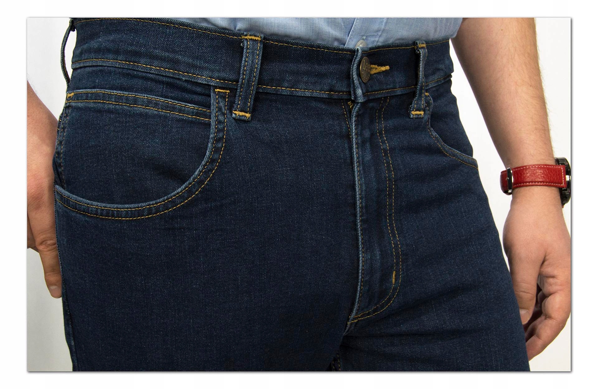 Lee Brooklyn Regular Dark spodnie jeansy W40 L34 Rozmiar 40/34