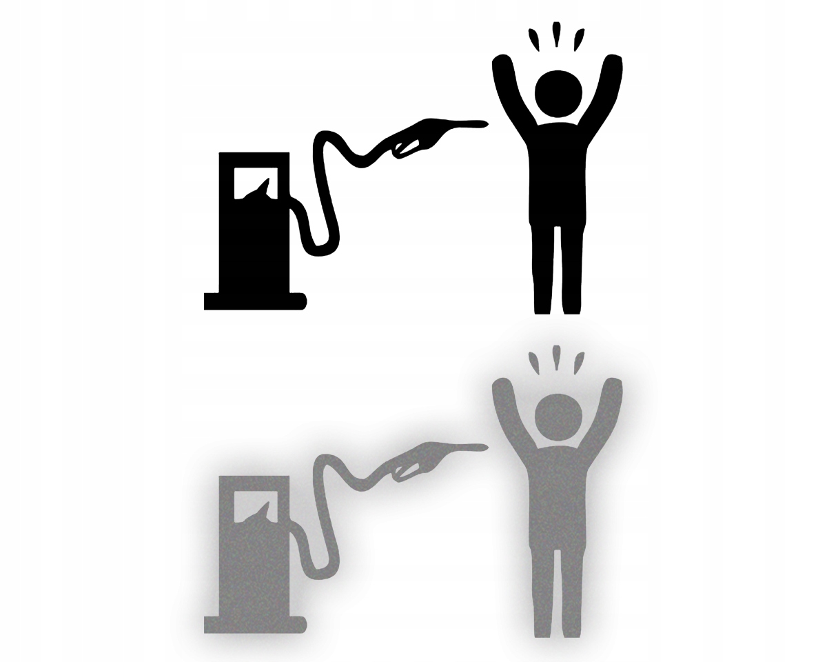 Naklejka CPN na samochód na auto - ODBLASKOWA| HOLOGRAM