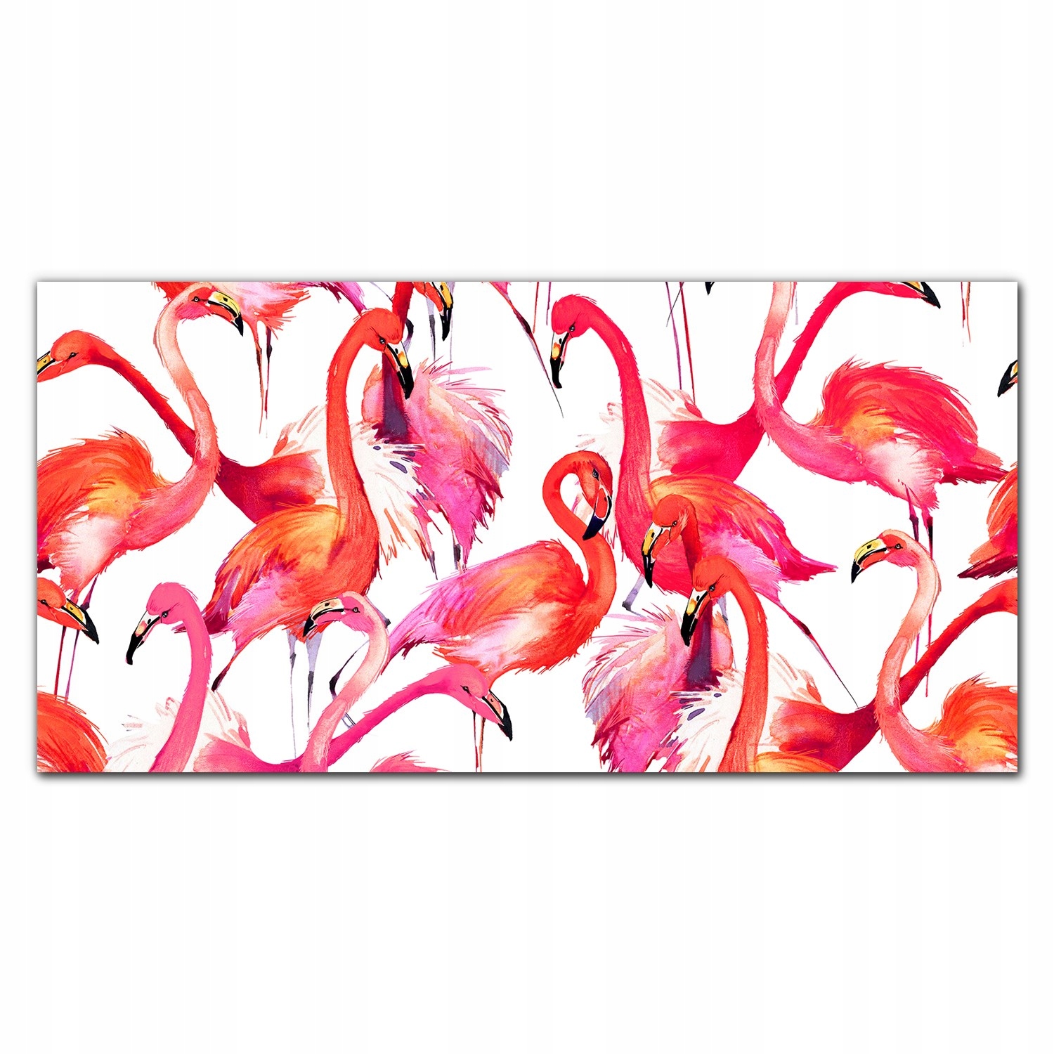 Obraz na stenu na ráme plátnoFlamingi 140x70 cm