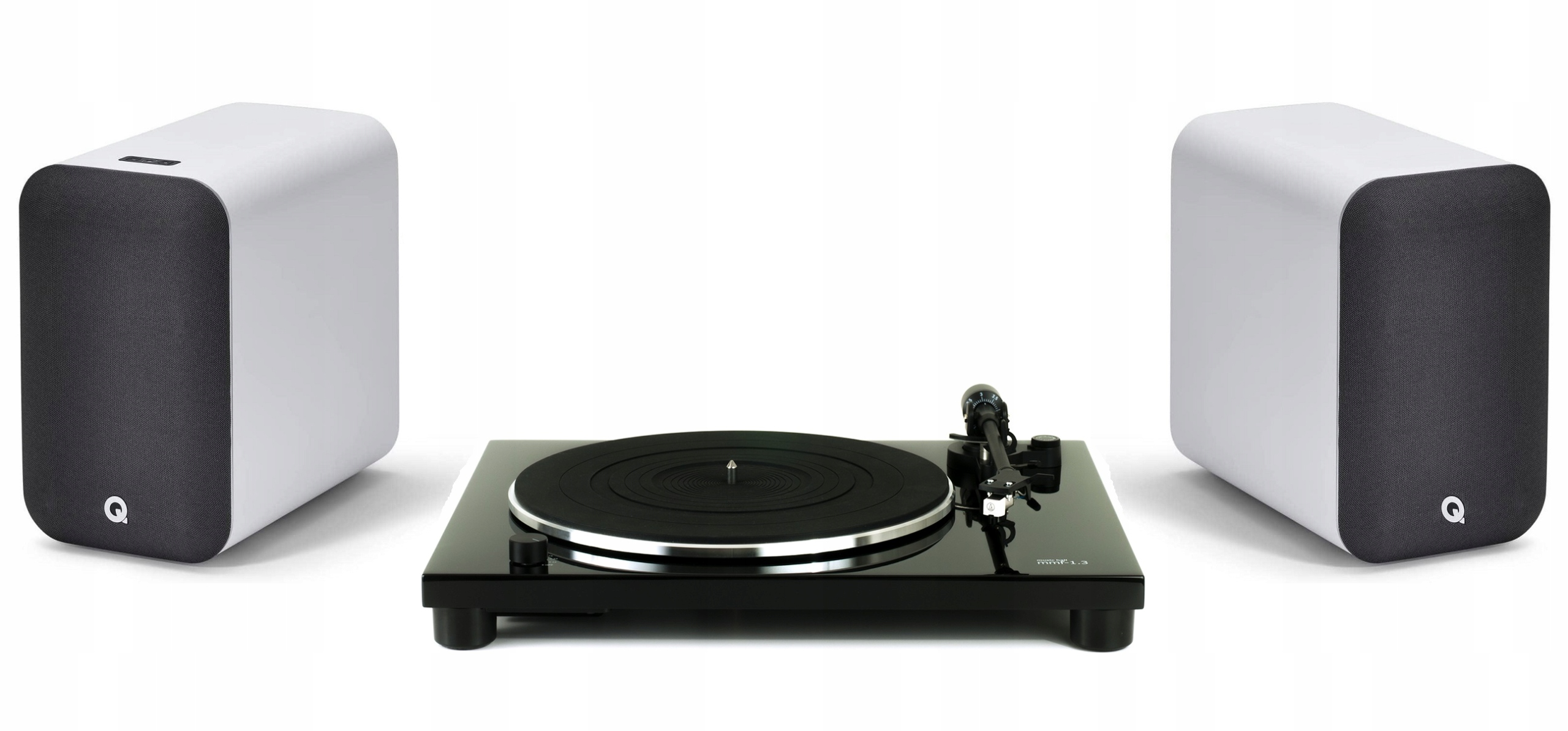 Music Hall MMF-1.3 Q Acoustics M20 Hd Bílo-černý Vinylový Systém