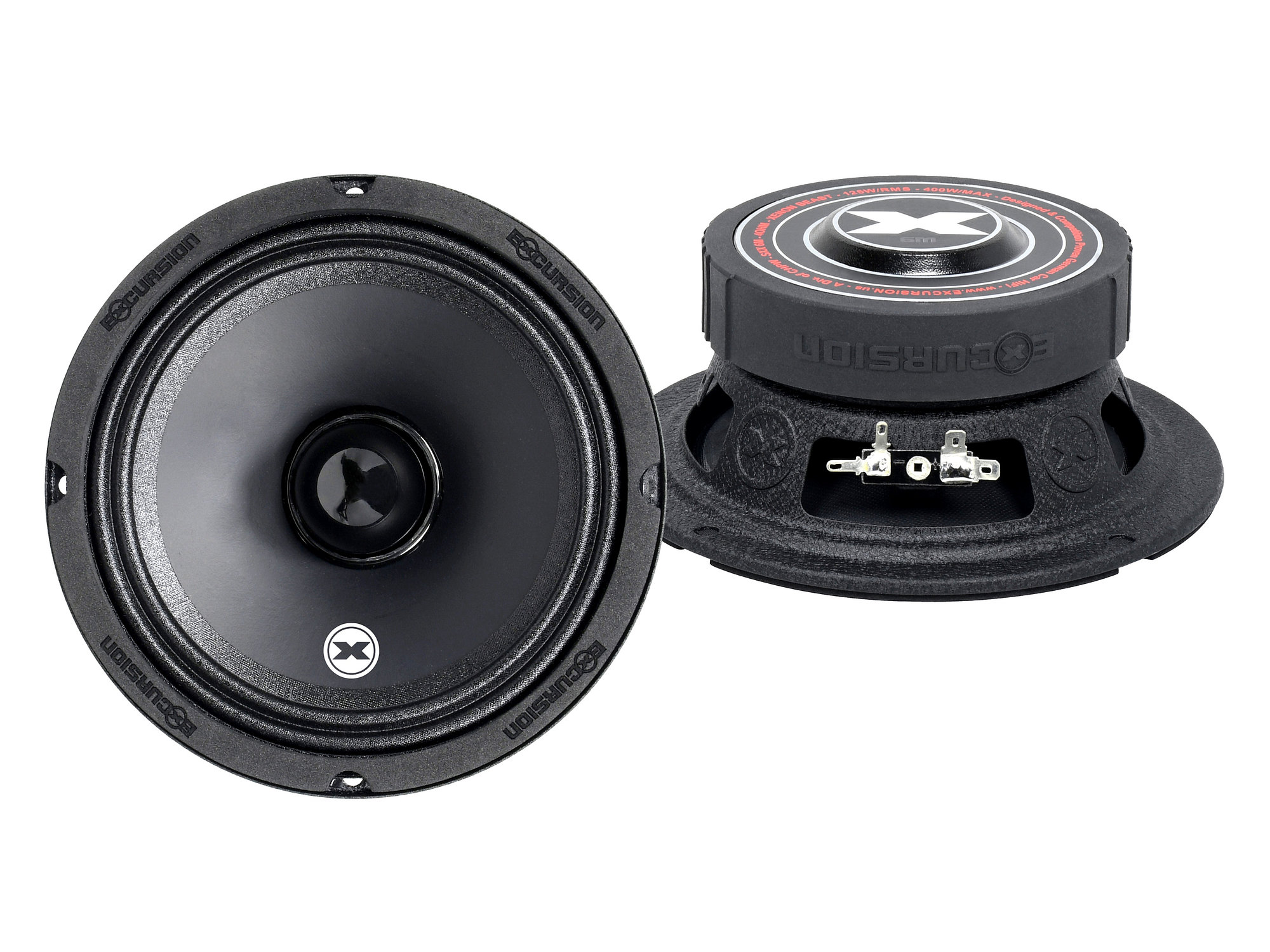 Głośniki samochodowe Excursion SXX-M6 Sq-spl 165mm woofery 4ohm 125/400W