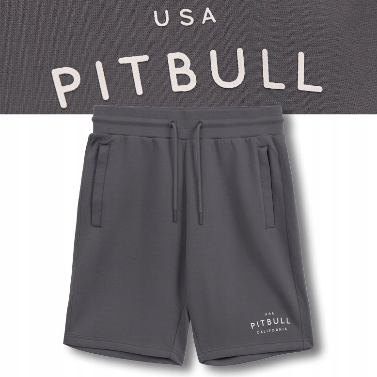 Pánské teplákové šortky Pitbull Krátké kraťasy Sampson Malé logo Pohodlné