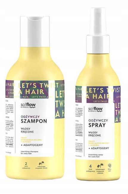 SO!FLOW ZESTAW WŁOSY KRĘCONE SZAMPON 400ml + SPRAY