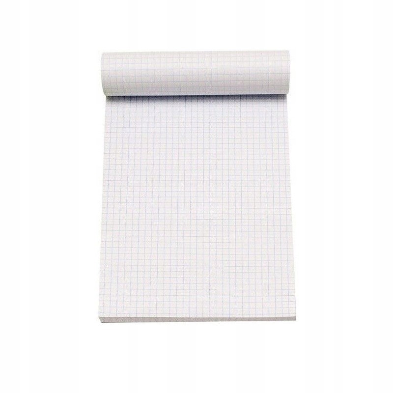 BLOK BIUROWY SZKOLNY A5 W KRATKĘ 50 KARTEK NOTES INTERDRUK 1szt. Format A5