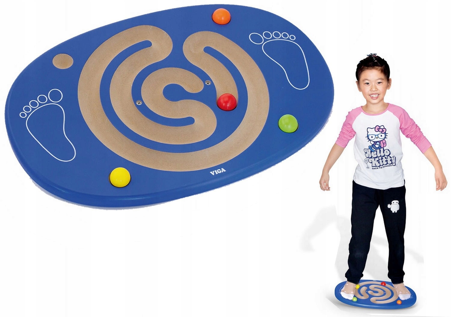 Platforma do Balansowania dla Dzieci Zestaw z Des