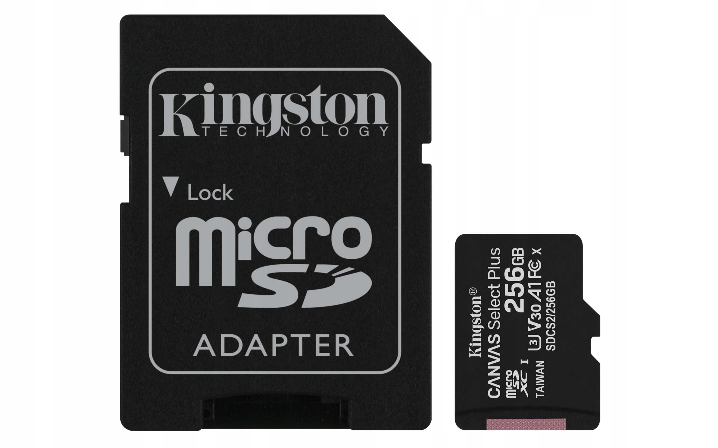 KINGSTON CANVAS micro SDXC 256GB ADAPTER 100MB/s Producent Kingston