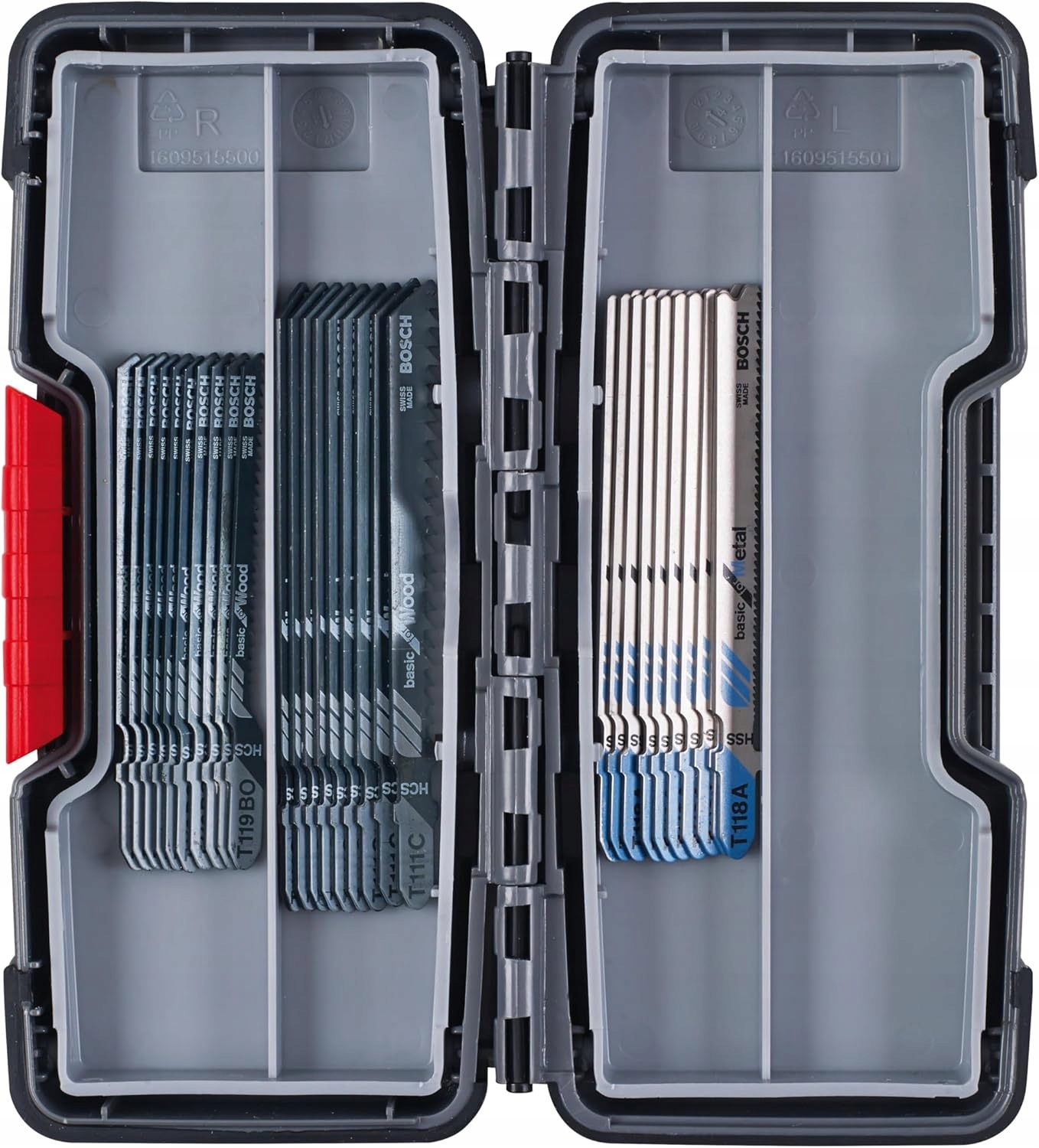 Bosch Pilové listy do přímočaré pily 30 kusů Toughbox Basic dřevo kov