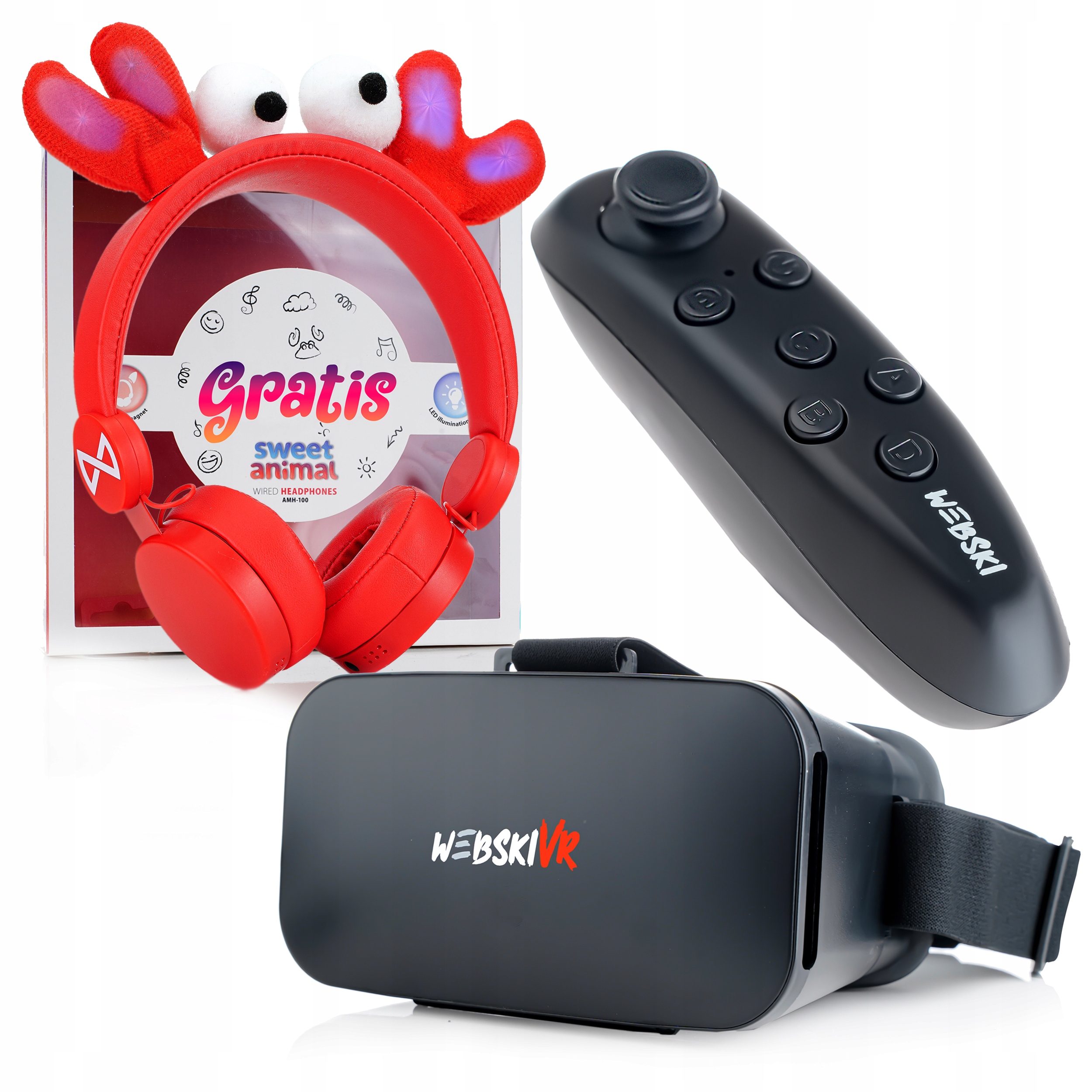 WIRTUALNA RZECZYWISTOŚĆ GOGLE 3D OKULARY VR PILOT