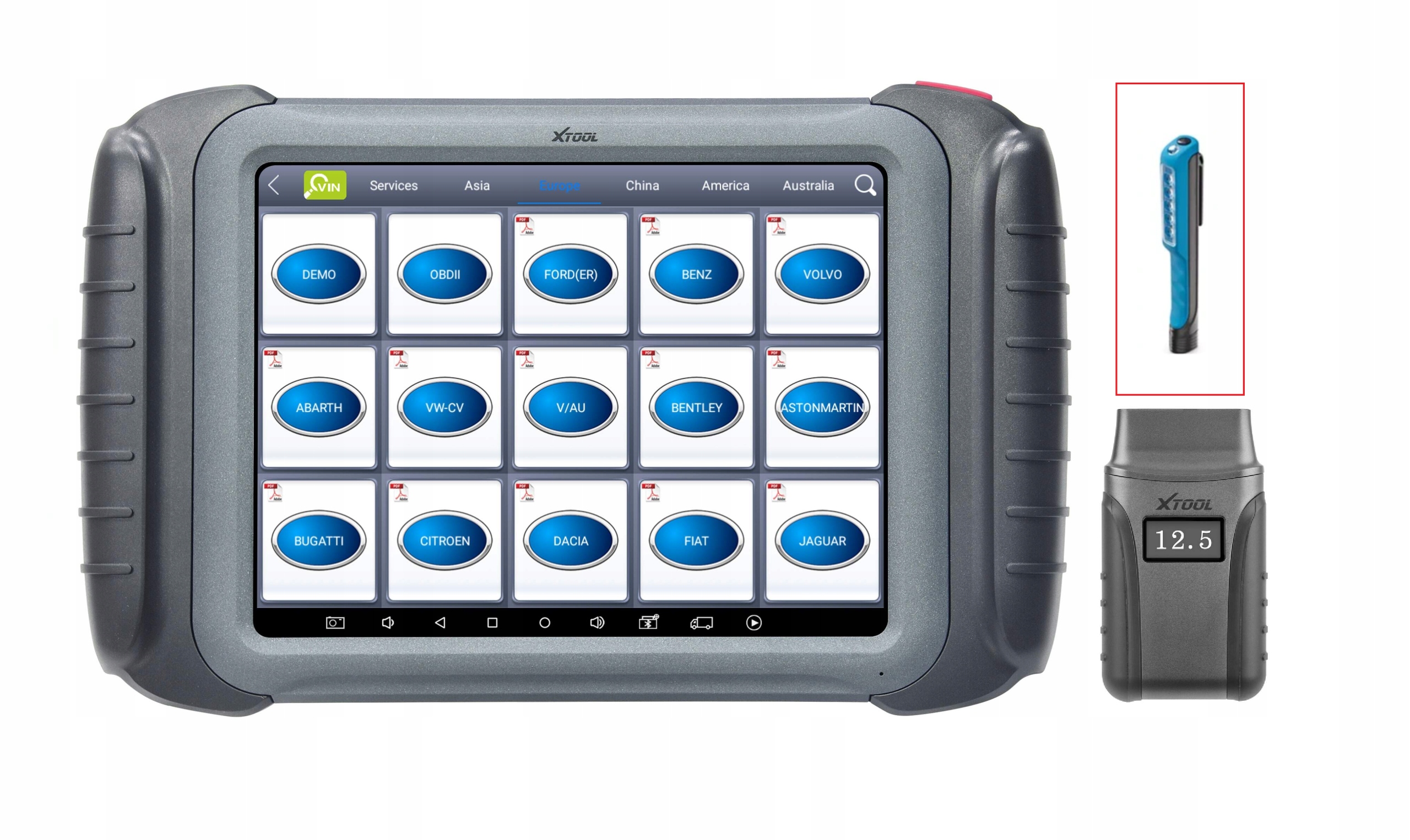 Tester diagnostyczny H6EB XTool + LATARKA