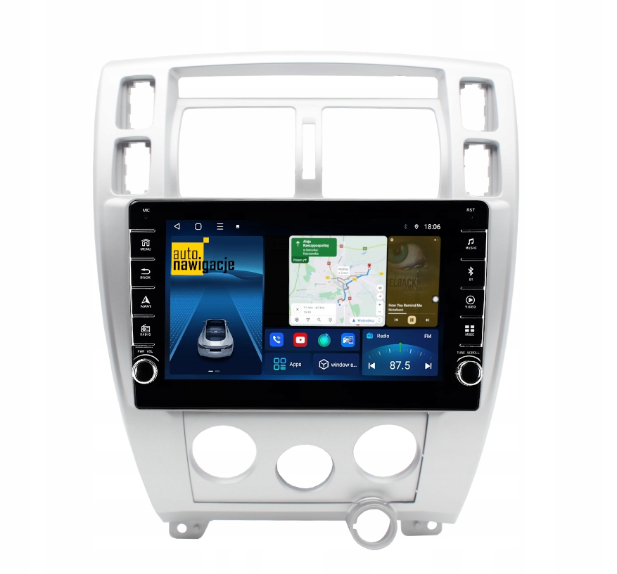 RADIO NAWIGACJA GPS HYUNDAI TUCSON I 2004-2009 ANDROID