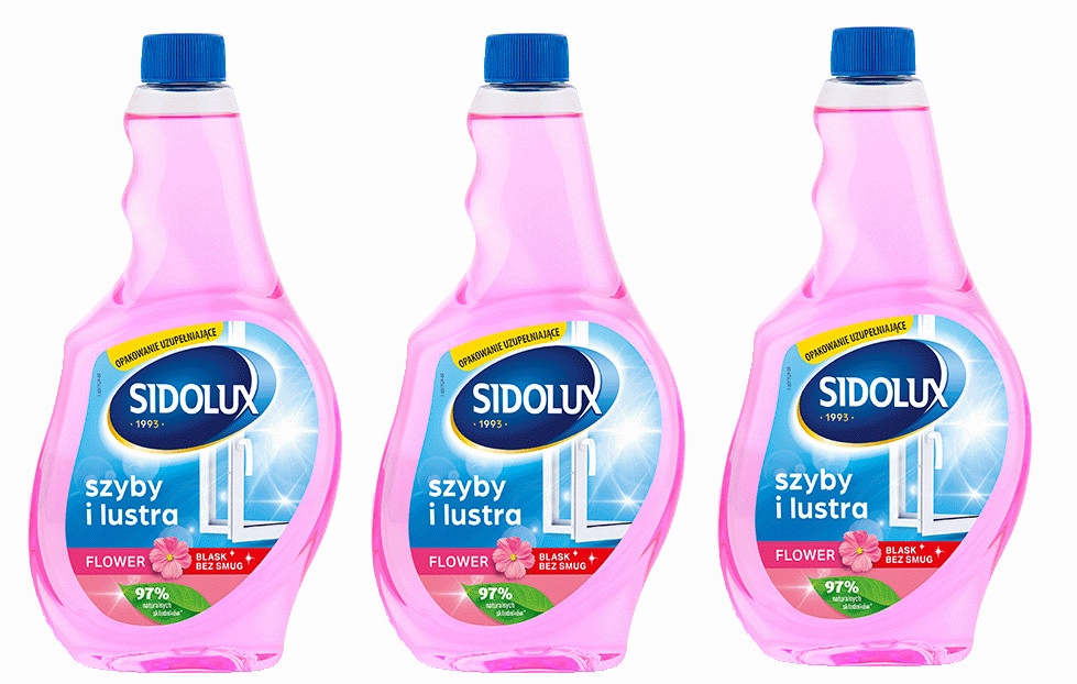 

Sidolux Crystal Flower Do Szyb Luster Zapas 3x500m