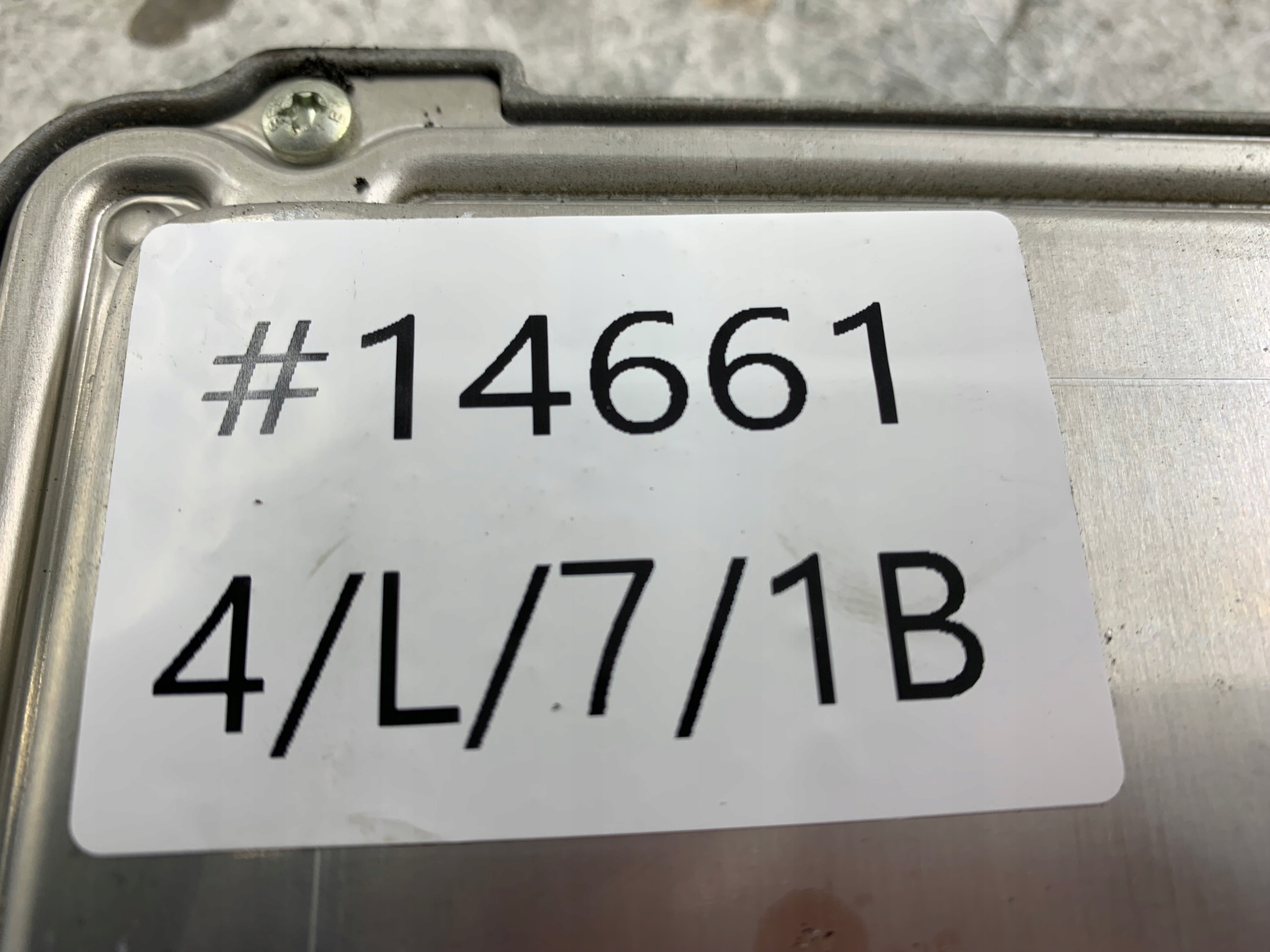 PEUGEOT 307 1.6 HDI computer control unit of the engine