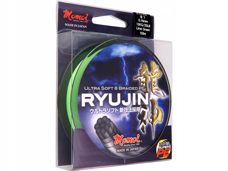 Plecionka Dragon Momoi Ryujin JMO-49-01-406 0.06 mm 150 m Zielony