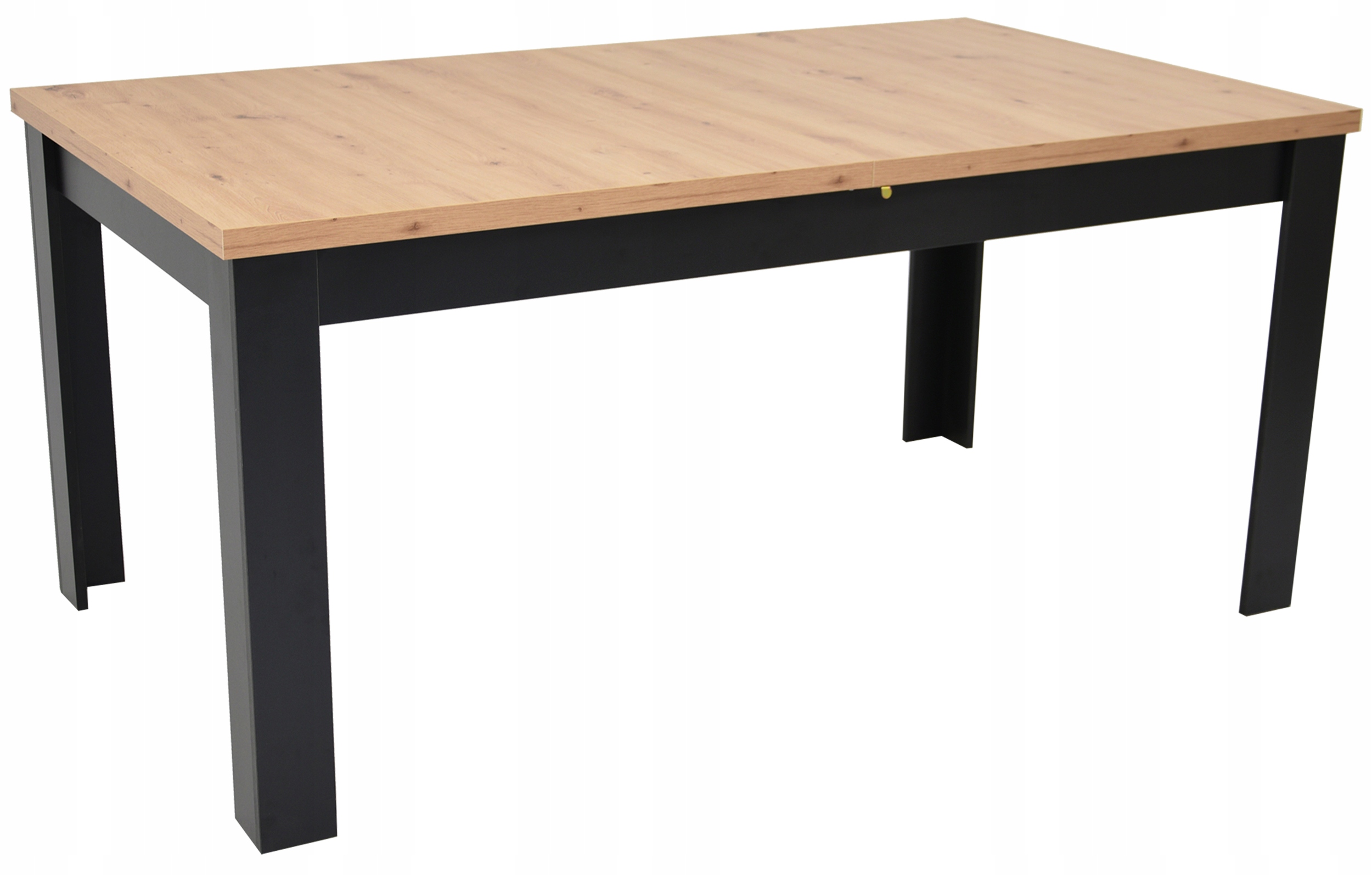 Rozkładany stół do 200cmi 8 krzeseł JADALNIA SALON Kolor korpusu stołu czarny