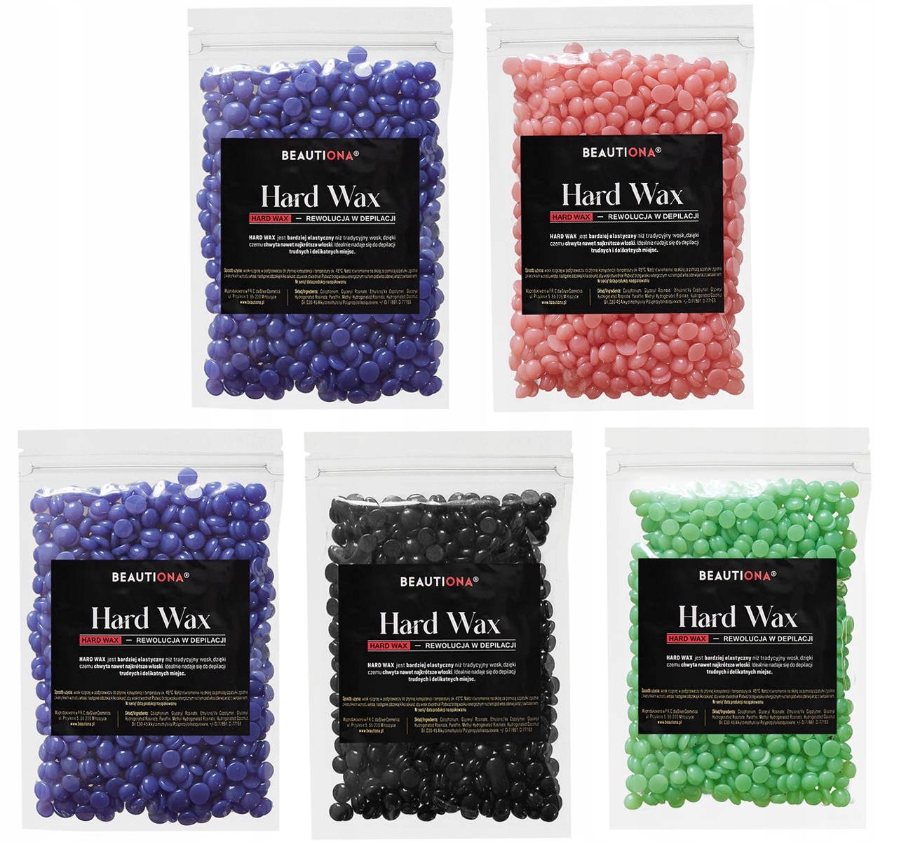 

Wosk Twadry Do Depilacji 500g Zestaw Beautiona