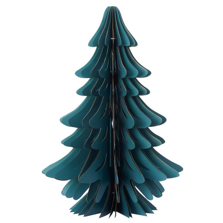 Choinka z oświetleniem LED 70 cm PAPIER BROKAT