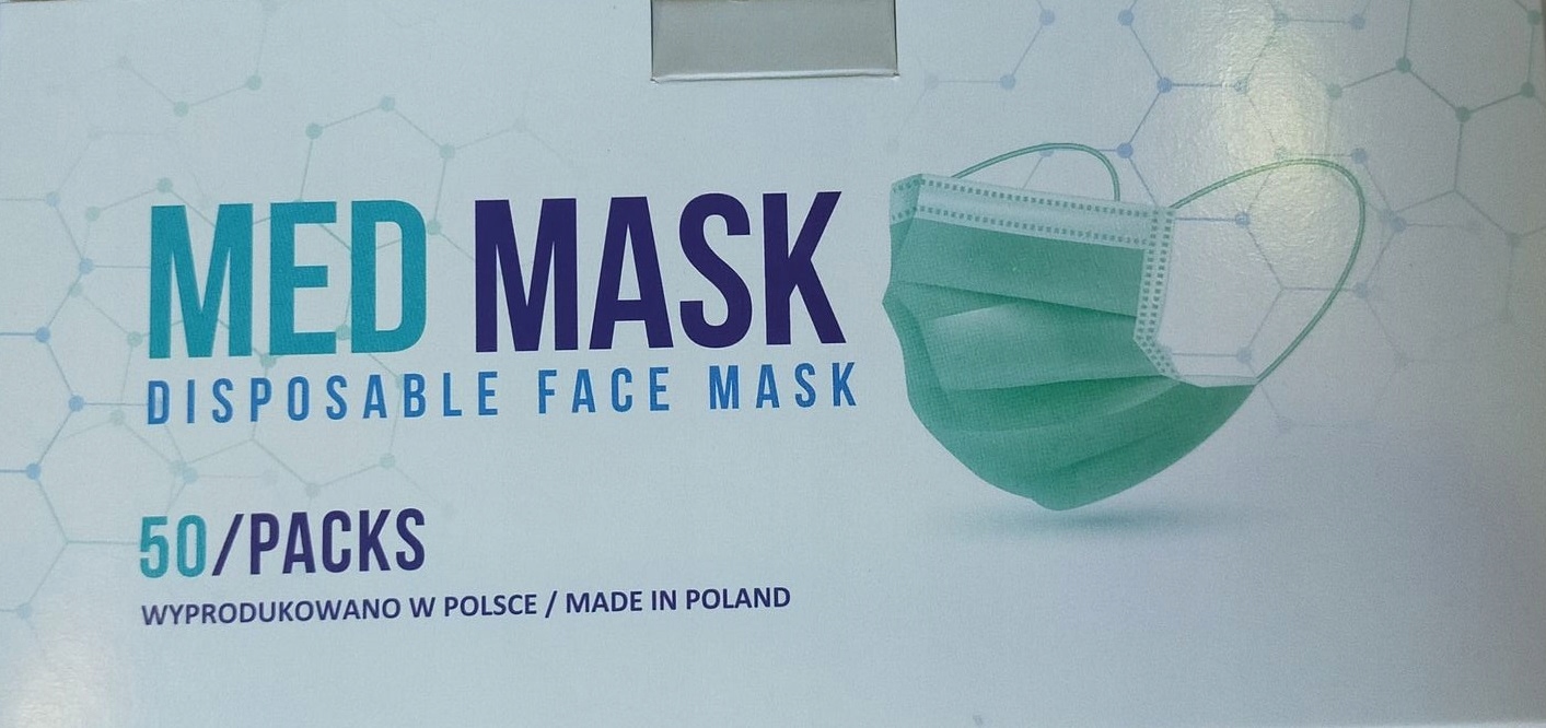 

Medmask maseczka ochronna higieniczna 50 szt