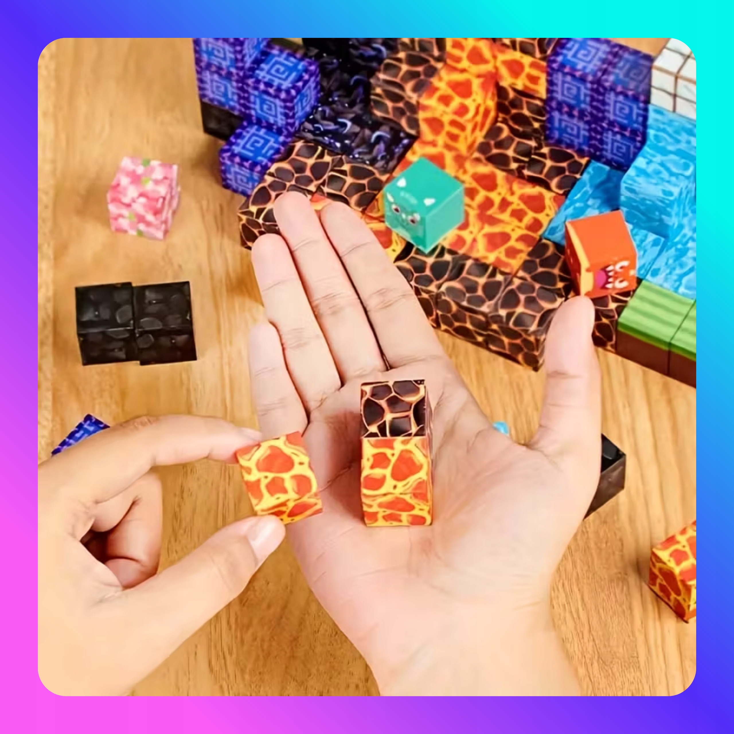 Klocki Magnetyczne Pixele Sześciany 184x XXL (5903622401239