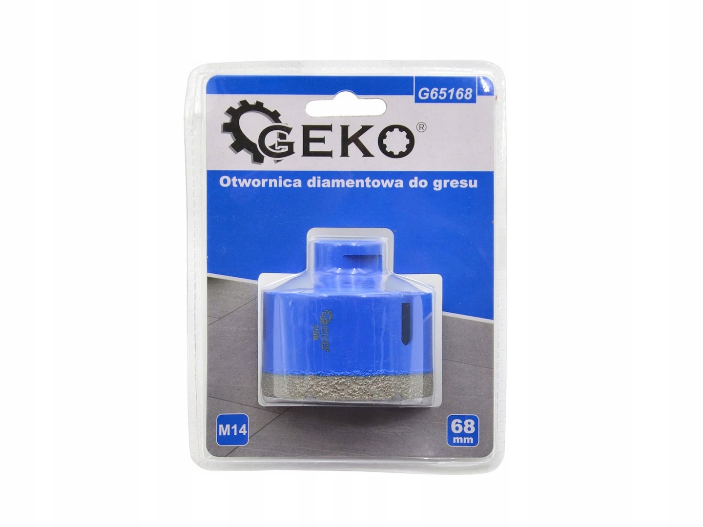 Korunkový Vrták na gres 68 mm M14