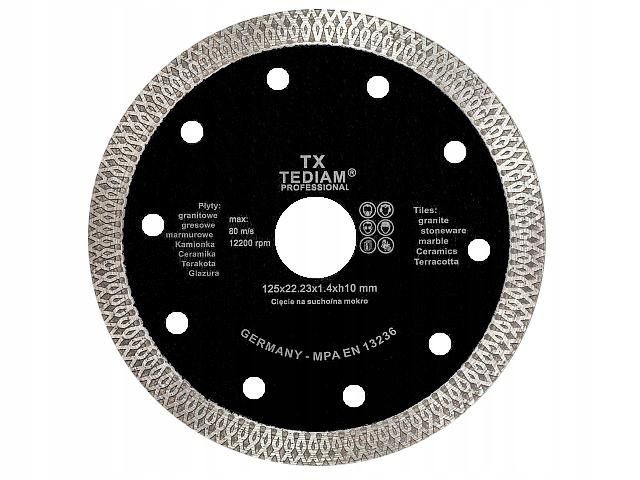 

Tarcza Tarcze Diamentowa Do Glazury Gresu 125 Tx