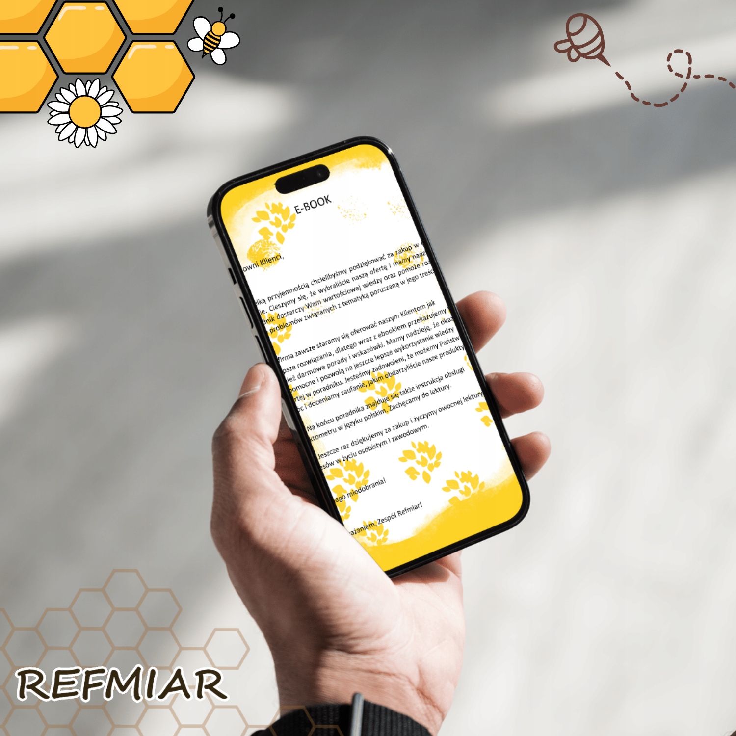 REFRAKTOMETR DO MIODU CUKROMIERZ WODA ATC TESTER BRIX ZAWARTOŚĆ KALIBRACJA Producent Refmiar