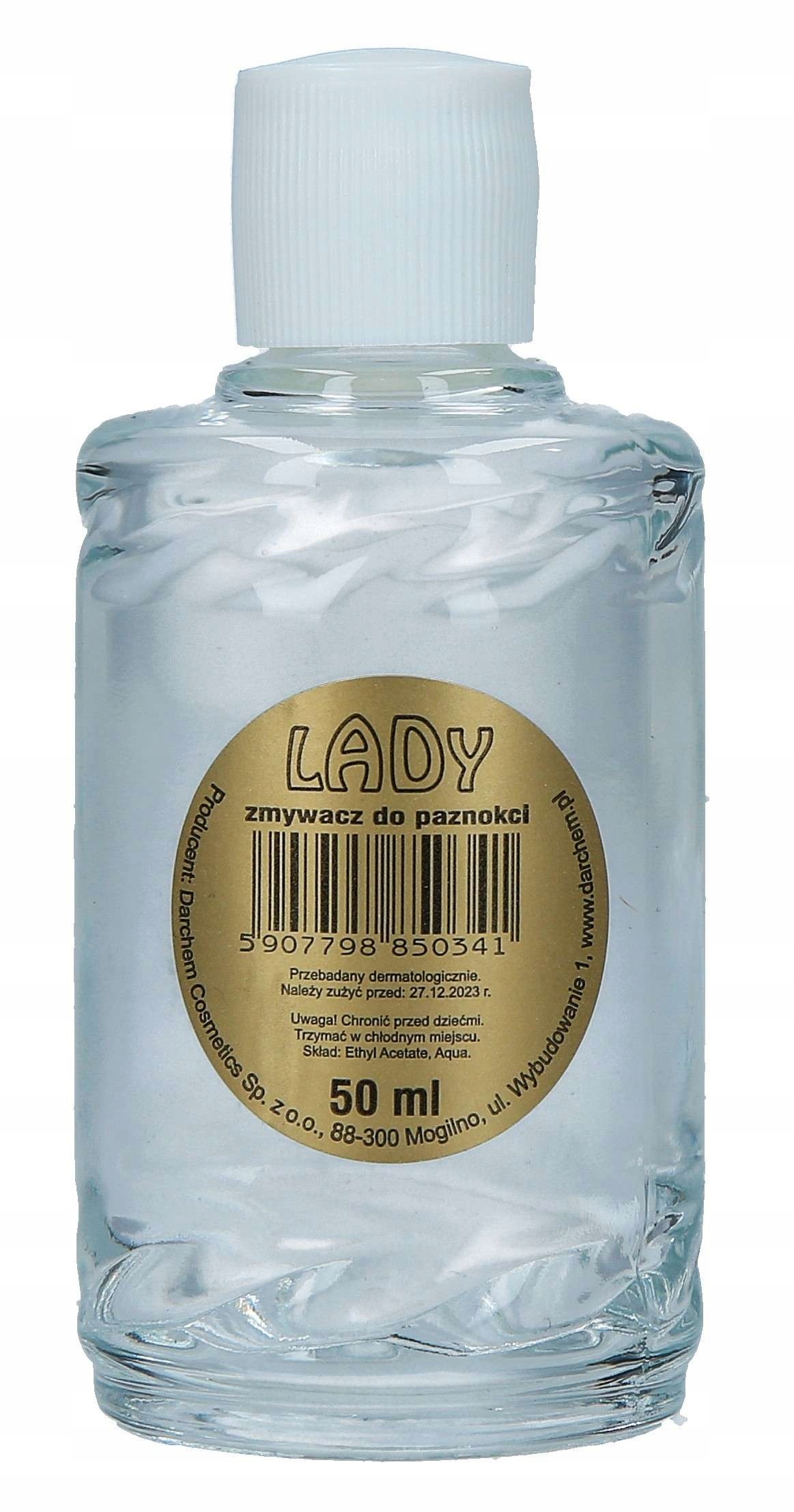 

Zmywacz do paznokci szkło 50 ml z acetonem