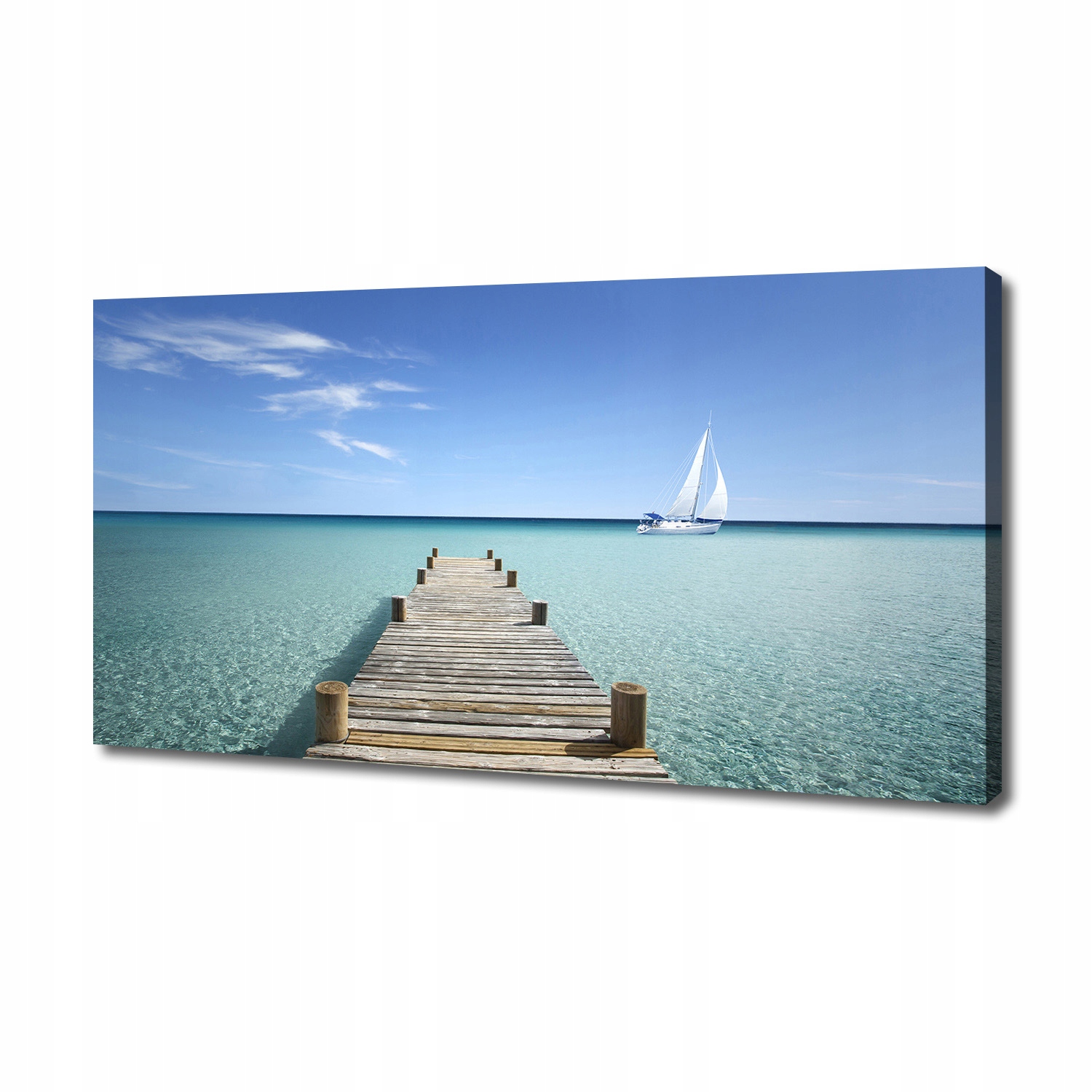 

Foto obraz na płótnie Drewniane molo 140x70 cm