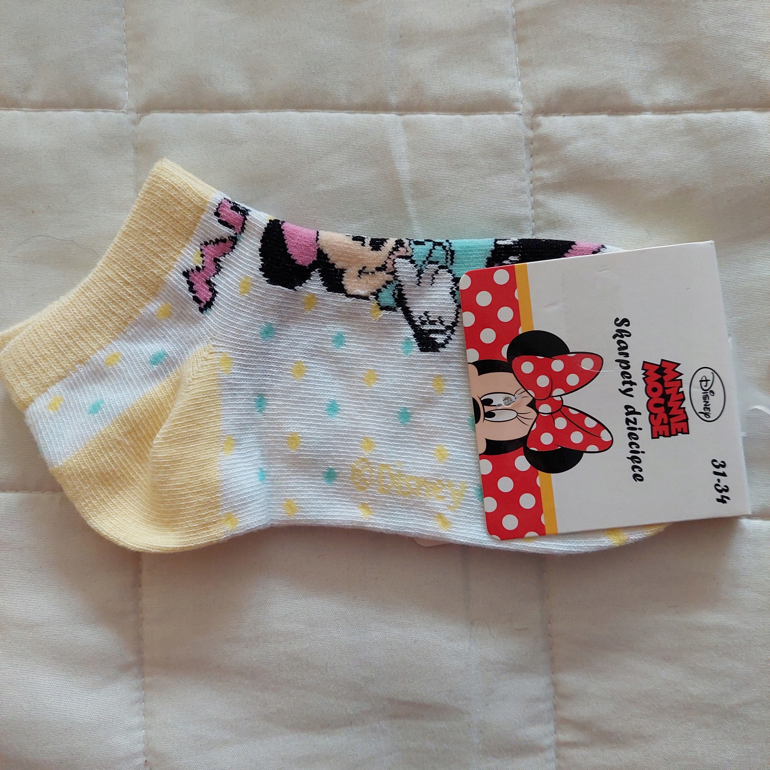 

nowe stopki Minnie Mouse 31/34