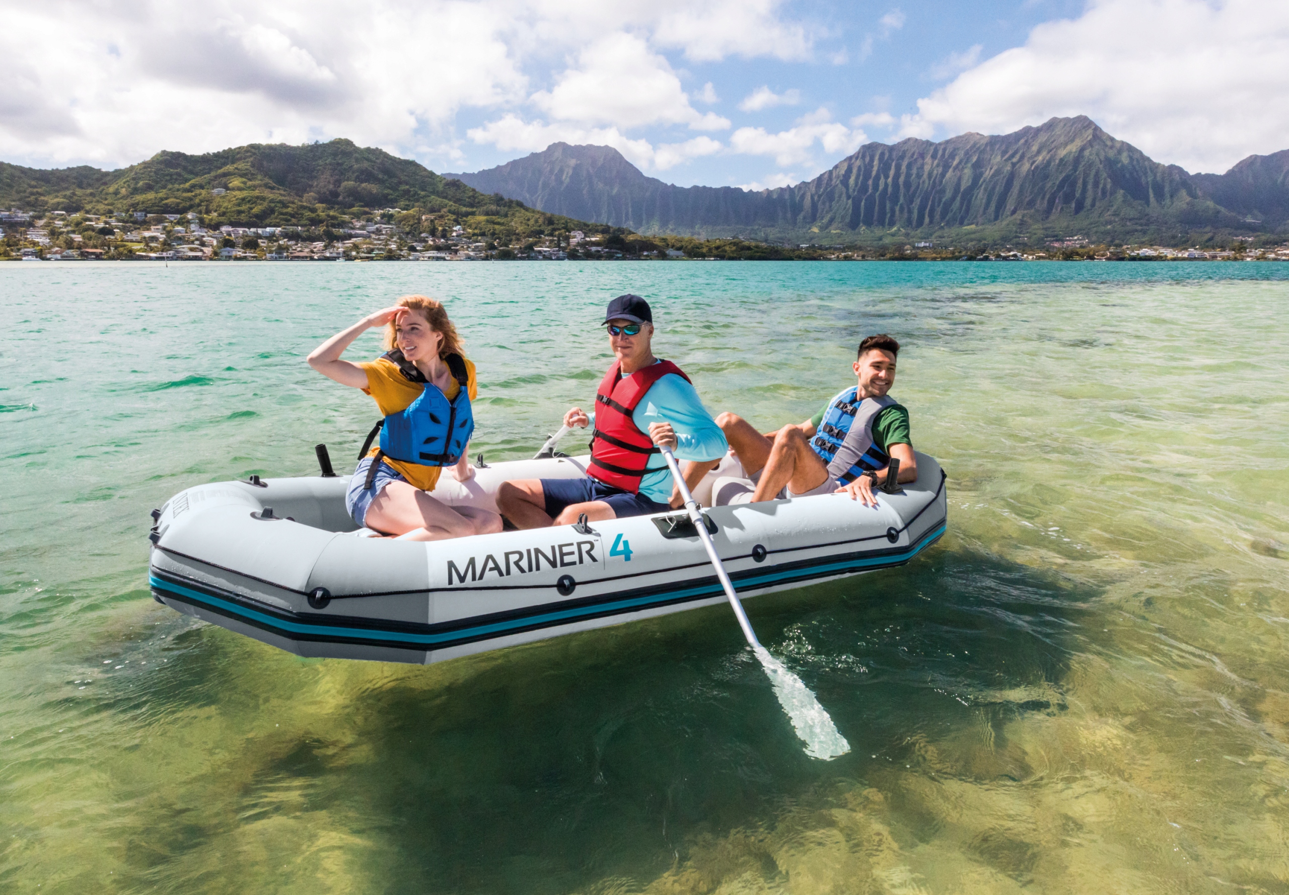 INTEX 68376 PONTON MARINER 4 328x145cm WIOSŁA POMP Kod producenta 68376