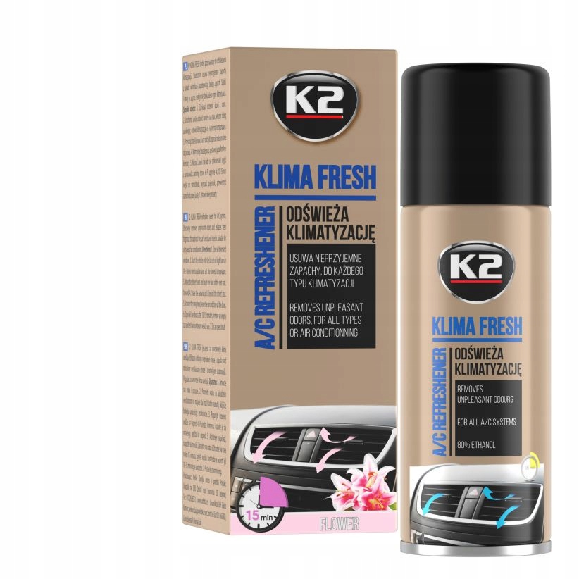 

Odświeżacz do klimatyzacji K2 Klima Fresh 150ml