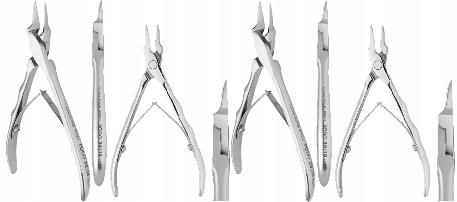 2 x Staleks Podologické kleště na zarůstající nehty Podo 18 mm Přesnost