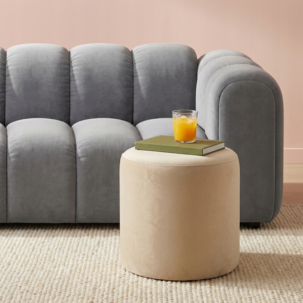 Puf Lovely vysoký Moderní Taburet podnožka stolek sedák