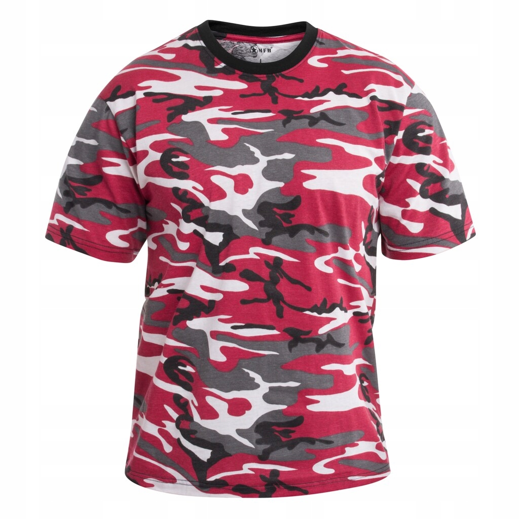 Koszulka T-shirt wojskowy taktyczny moro Mfh Streetstyle Red Camo M