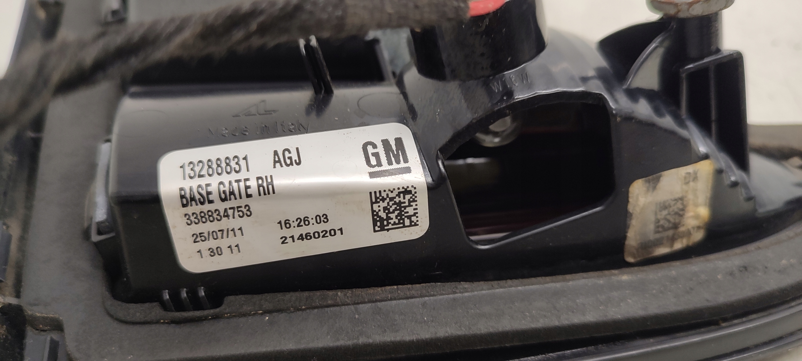 light right rear part 13288831 Opel Zafira C
