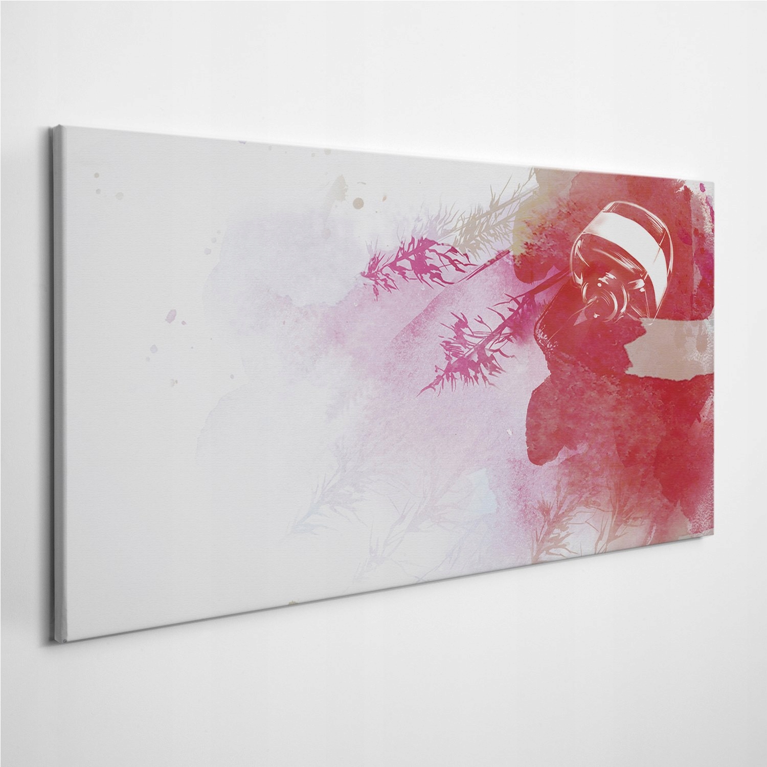 

Zdjęcie na płótnie Las Atrament Akwarele 120x60 cm