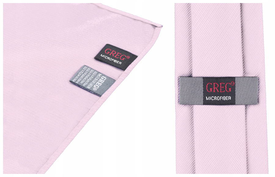 ŻAKARDOWA POSZETKA + KRAWAT Męski Wypustka 30x30cm do Garnituru poK92 Wzór dominujący orientalny