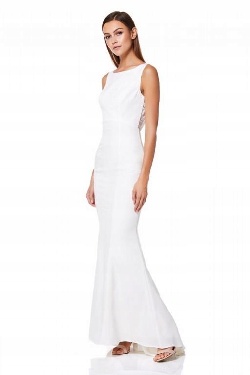 Jarlo Svatební Šaty Maxi Odhalená Záda 40/L Šm 40