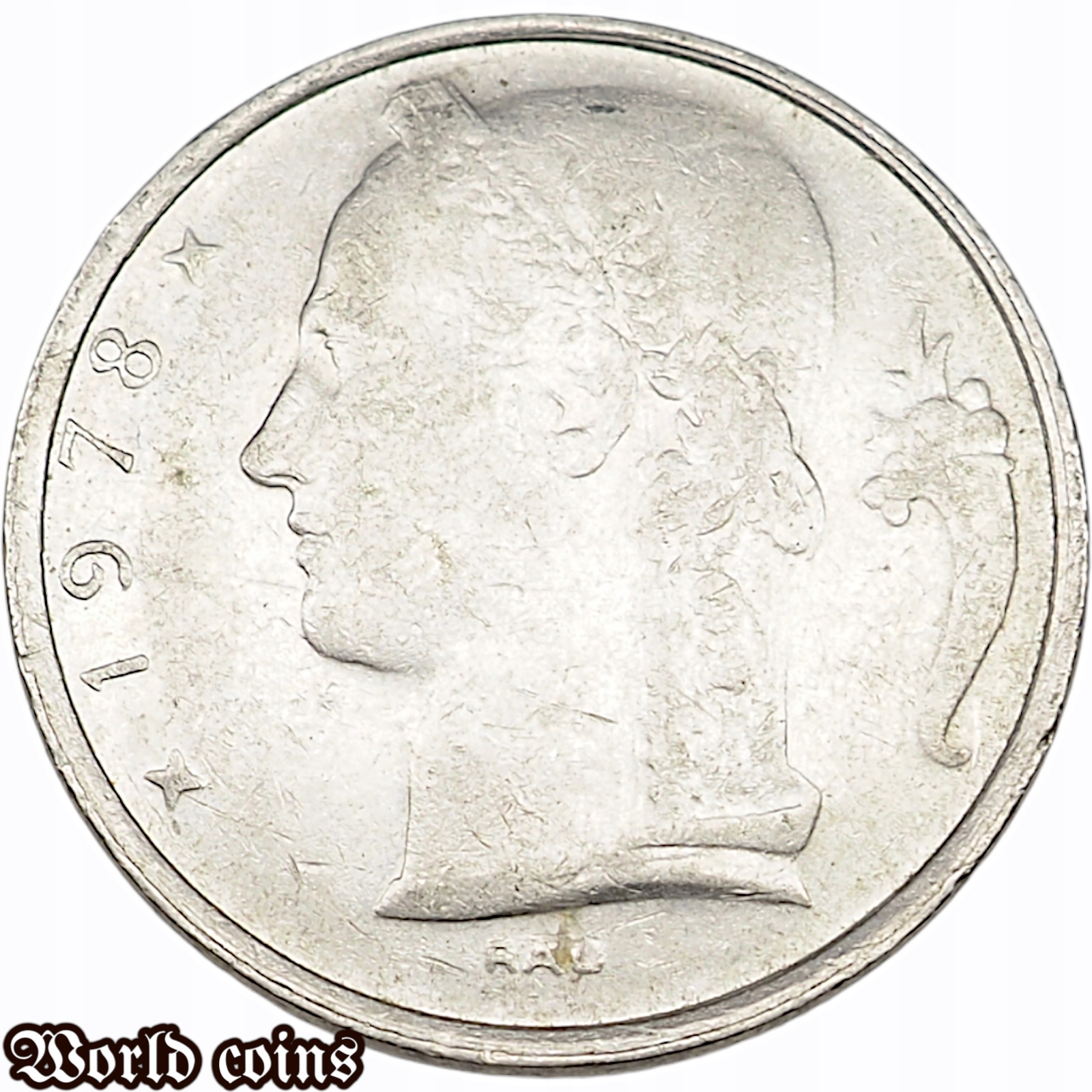 5 FRANKÓW 1978 BELGIQUE - BELGIA