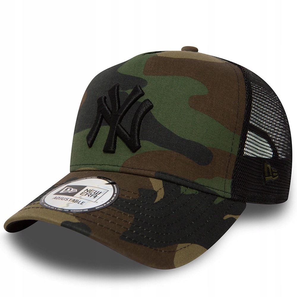 kšiltovka Síť Maskáčový New Era Originální New York Trucker Logo Výšivka