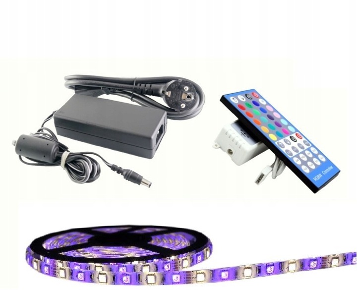 Set Led 5050 Rgbw barevná teplá bílá IP65 3 m