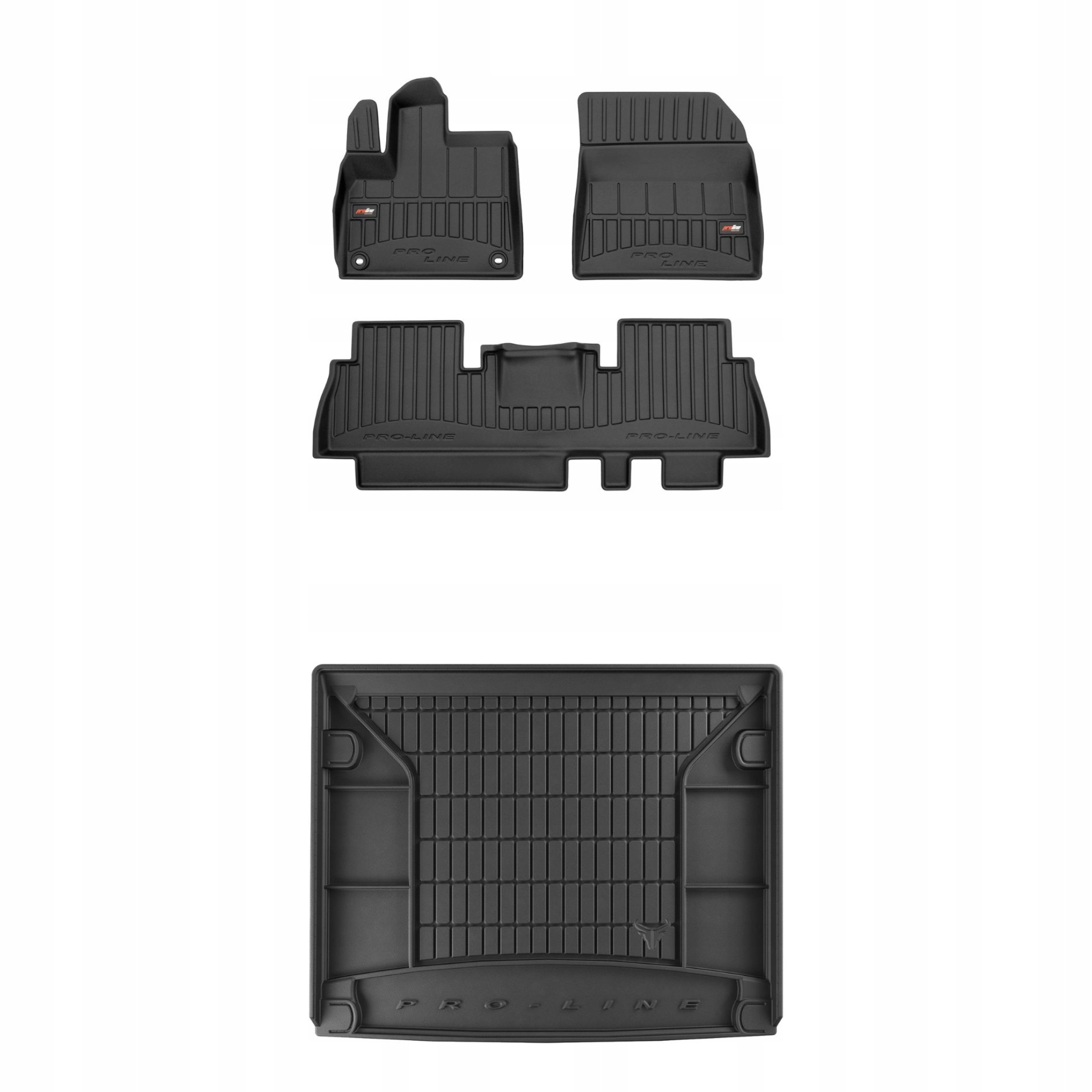 Sada gumových kobercov a rohoží pre Peugeot Rifter od roku 2018